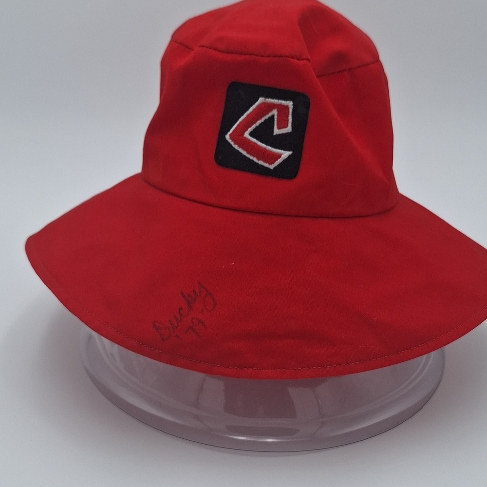 MLB Red Bucket Wide-Brim Hat Cleveland Indians
